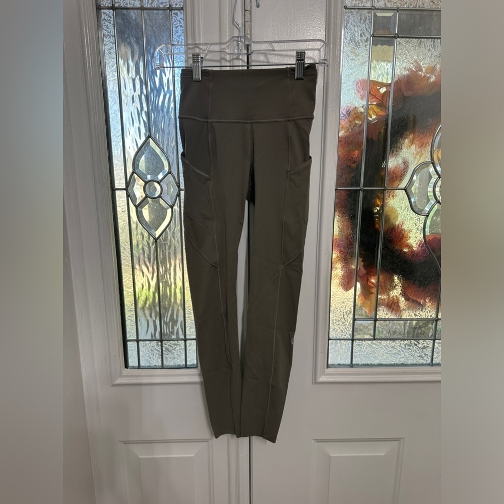Lululemon Fast & Free 7/8 Tight II *Non-Reflective Nulux 25" in Grey Sag…